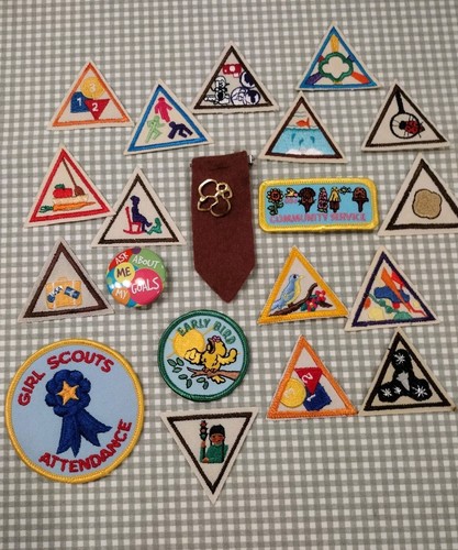 Vintage girl scout brownie - girl,